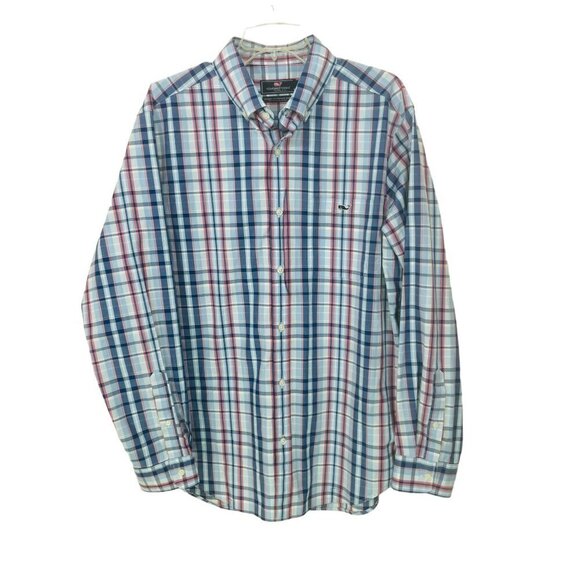 Vineyard Vines Men's Size‎ L Classic Fit Tucker Shirt Cotton  Button Down Plaid - Picture 3 of 7